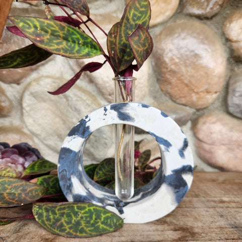 Oval Propagation Station - Dark Marble Oval Propagation Station - Dark Marble