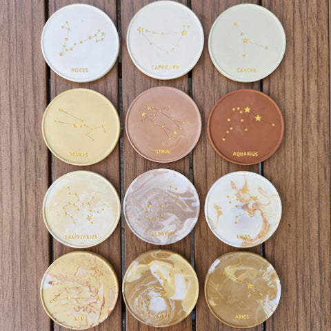 Jesmonite Astro Coaster - Full Set (12) Jesmonite Astro Coaster - Full Set (12)