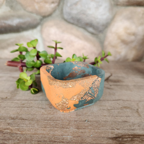 Mix & Match - Jesmonite Trinket Pot - Square