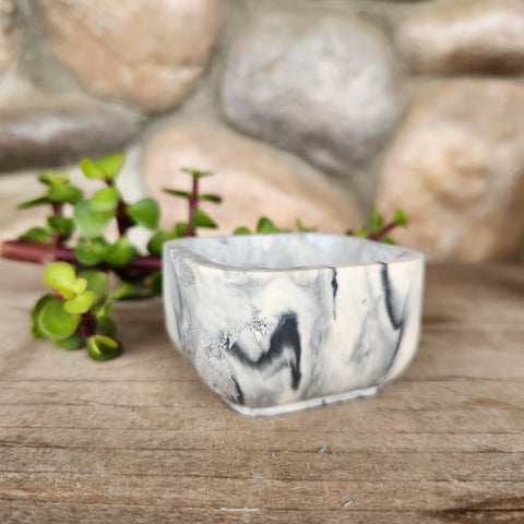 Mix & Match - Jesmonite Trinket Pot - Square