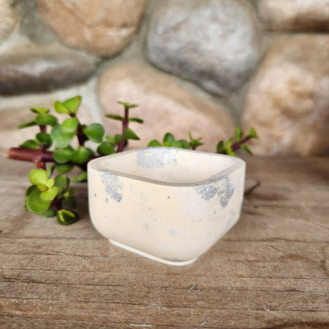 Mix & Match - Jesmonite Trinket Pot - Square