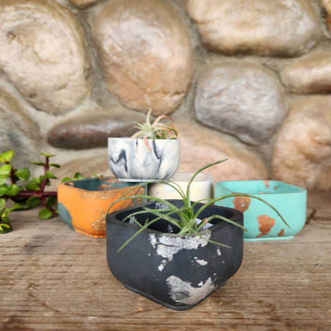 Mix & Match - Jesmonite Trinket Pot - Square